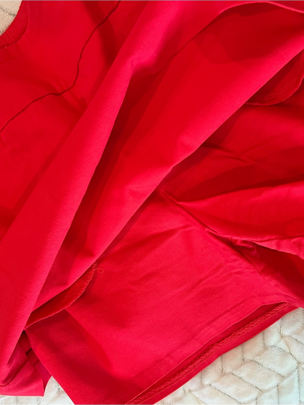 Zac & Rachel Bright Red Mini Skirt/Skort - Picture 8 of 8